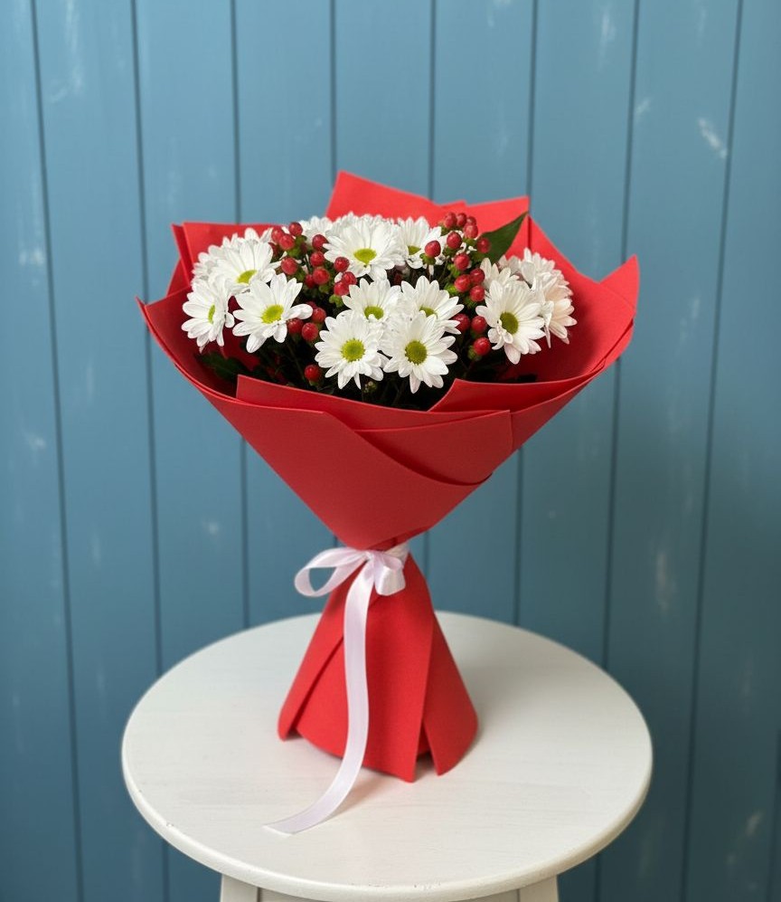 Букет цветов из: Хризантемы в Белой Холунице