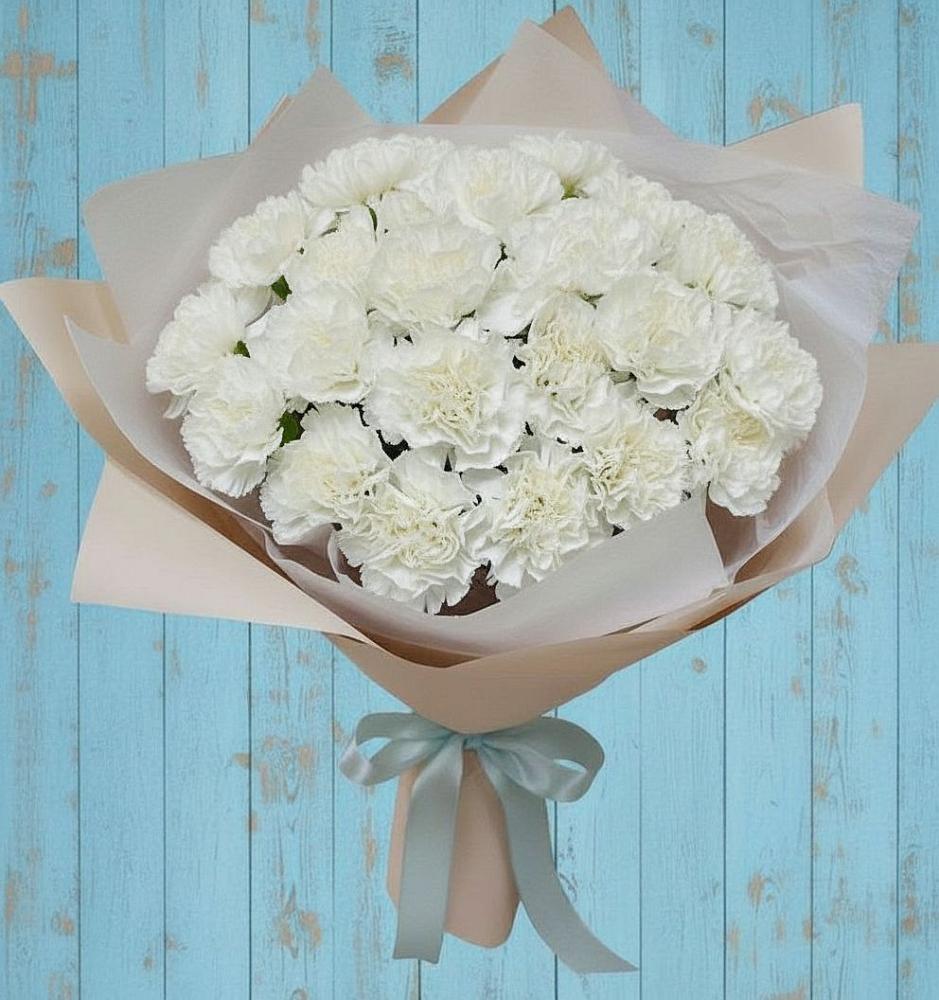 Букет цветов из: Гвоздики в Белой Холунице