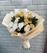 Букет цветов из:  Розы и Хризантемы в Белой Холунице