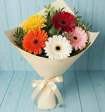 Букет цветов из:  Герберы в Белой Холунице