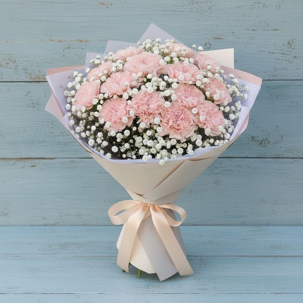 Букет цветов из: Гвоздики в Белой Холунице