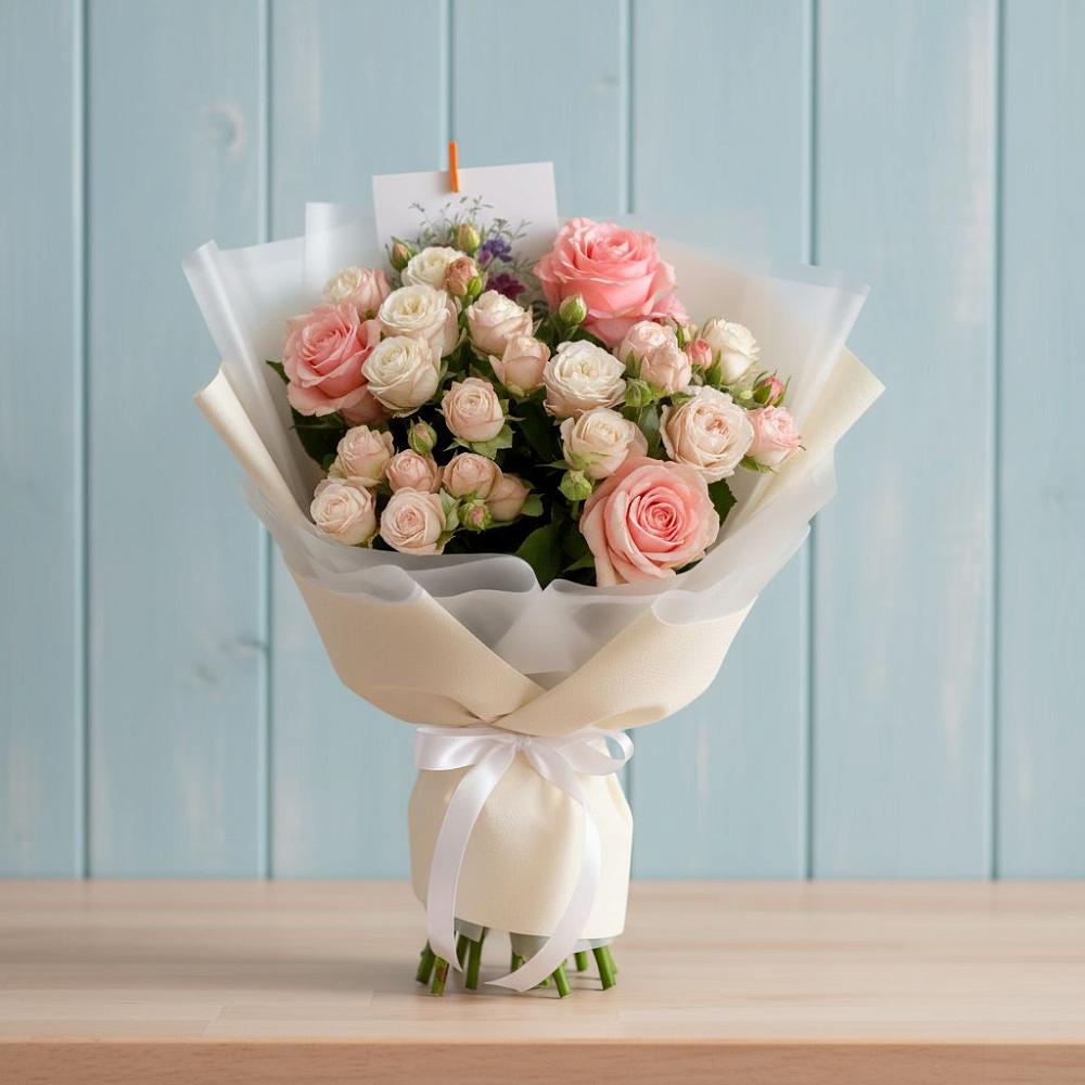 Букет цветов из: Розы в Белой Холунице