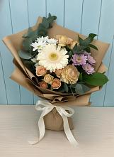 Букет цветов из:  Герберы и Хризантемы в Белой Холунице