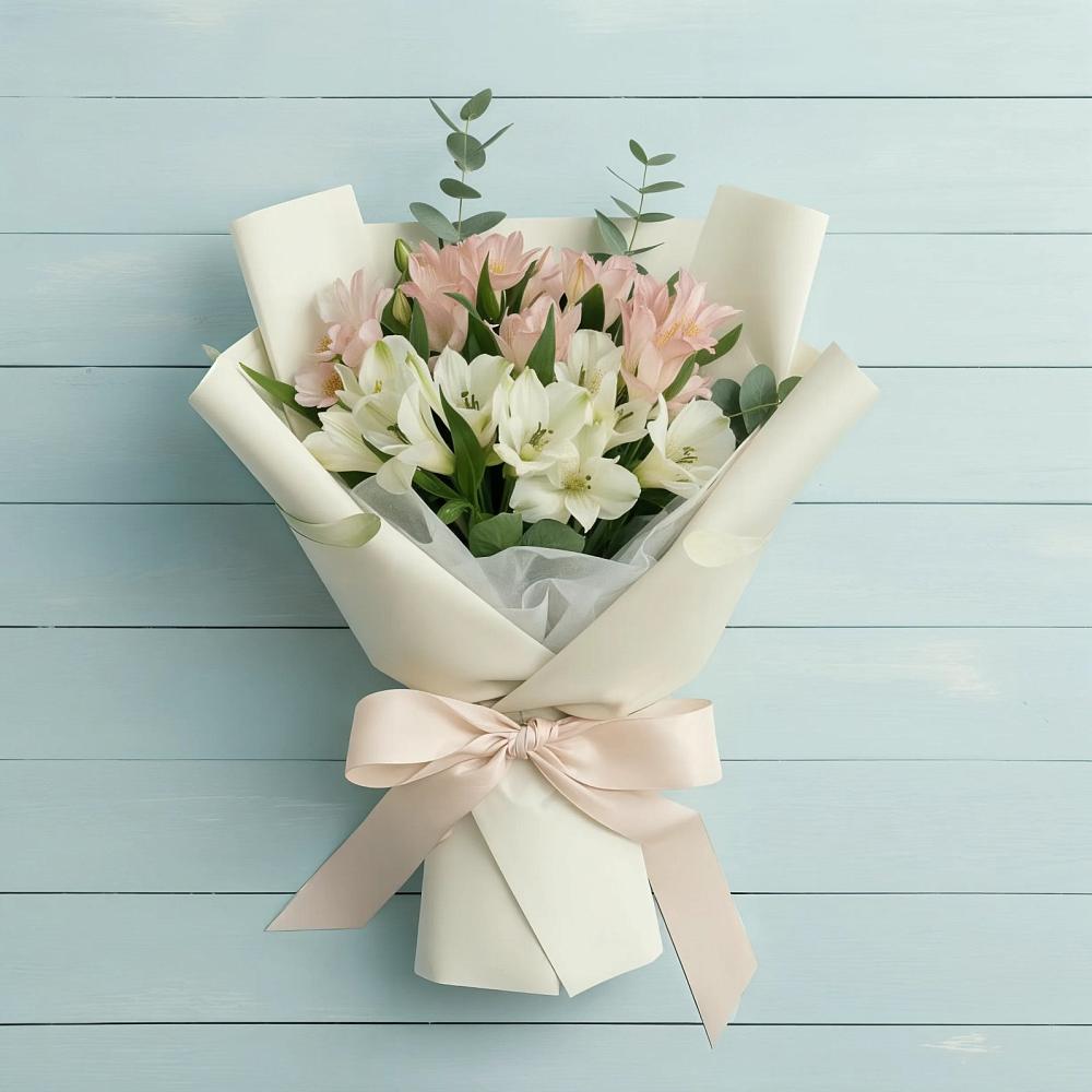 Букет цветов из: Альстромерии в Белой Холунице