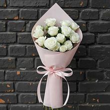 Букет цветов из:  Розы #REPLACE_PRED# Белой Холунице