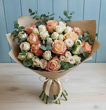 Букет цветов из:  Альстромерии и Розы в Белой Холунице